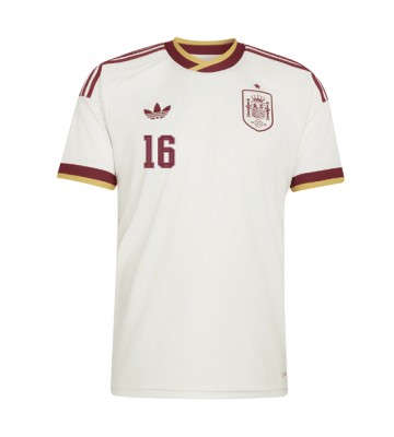 Spanien Rodri Hernandez #16 Udebanetrøje VM 2026 Kortærmet